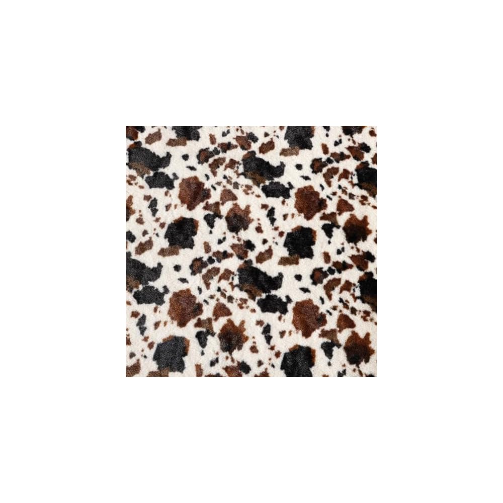 Reversible Faux Fur Throw Blanket for Couch or Bed, 50 x 70