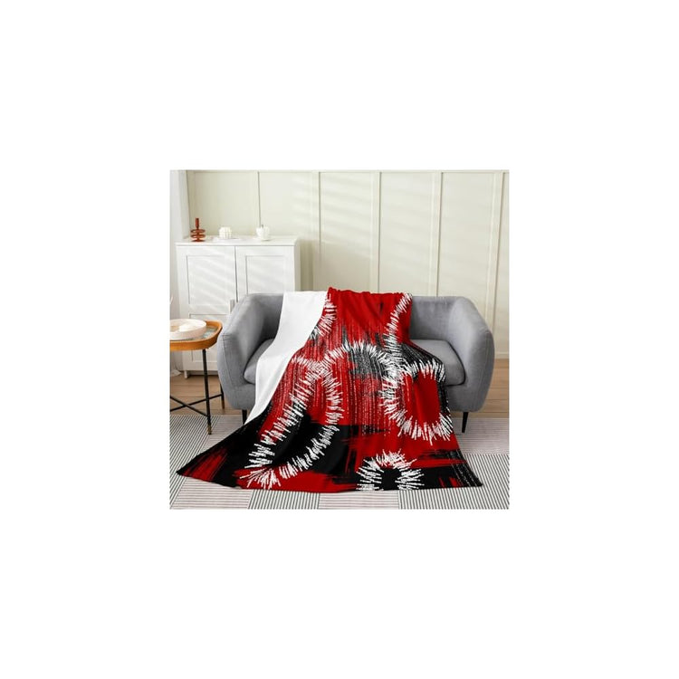 Leopard Cheetah Print Flannel Fleece Blanket 40" x50 Plush